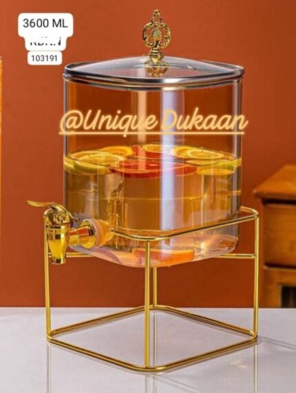 Luxury Glass Beverage Dispenser
